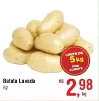 Oferta de Rs - Batata Lavada por R$2,98 em Fort Atacadista