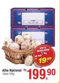 Oferta de Nacional - Alho Nacional por R$199,9 em Fort Atacadista