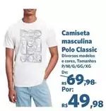 Oferta de Polo - Camiseta Masculina Classic por R$49,98 em Sam's Club