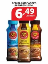 Oferta de Sabores - Bebida 3 Corações por R$6,49 em Roldão