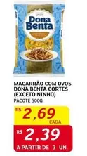 Oferta de Dona - Macarrão Com Ovos por R$2,69 em Assaí Atacadista