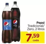 Oferta de Pepsi - Tradicional/Zero por R$7,59 em Carrefour