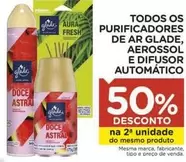 Oferta de Glade - Todos Os Purificadores De Ar, Aerossol E Difusor Automatico em Carrefour