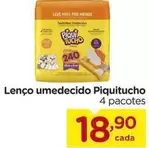 Oferta de Piquitucho - Lenço Umedecido por R$18,9 em Carrefour