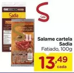 Oferta de Sadia - Salame Cartela por R$13,49 em Carrefour