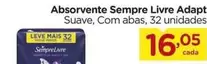 Oferta de Sempre Livre - Absorvente Adapt por R$16,05 em Carrefour