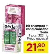 Oferta de Seda - Kit Shampoo + Condicionador por R$21,9 em Carrefour