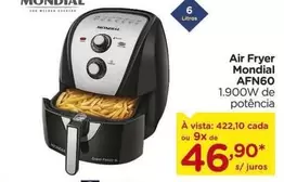 Oferta de Mondial - Air Fryer AFN60 por R$46,9 em Carrefour