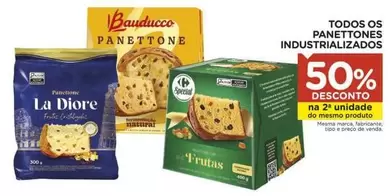 Oferta de Bauducco - Todos Os Panettones Industrializados em Carrefour