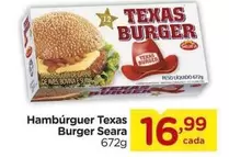 Oferta de Texas - Hambúrguer  Burger por R$16,99 em Carrefour