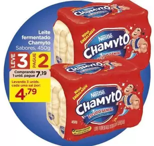 Oferta de Chamyto - Leite fermentado por R$7,19 em Carrefour