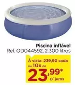 Oferta de Piscina Inflável por R$239,9 em Carrefour