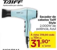 Oferta de Taiff - Secador De Cabelos Style por R$319 em Carrefour