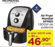 Oferta de Mondial - Air Fryer AFN60 por R$46,9 em Carrefour