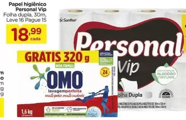 Oferta de Personal Vip - Papel Higiênico por R$18,99 em Carrefour