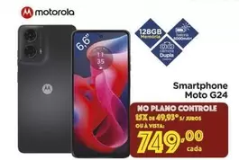 Oferta de Motorola - Smartphone Moto G24 por R$749 em Carrefour