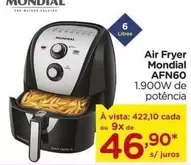 Oferta de Mondial - Air Fryer AFN60 por R$46,9 em Carrefour