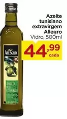 Oferta de Allegro - Azeite Tunisiano Extravirgem por R$44,99 em Carrefour