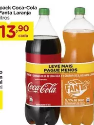 Oferta de Coca-Cola - Pack  Fanta Laranja por R$13,9 em Carrefour