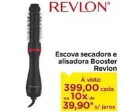 Oferta de Revlon - Escova Secadora E Alisadora Booster por R$399 em Carrefour