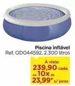 Oferta de Piscina Inflável por R$239,9 em Carrefour