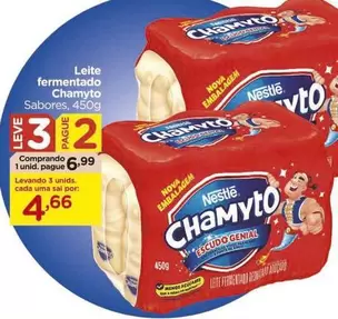 Oferta de Chamyto - Leite fermentado por R$6,99 em Carrefour