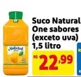 Oferta de Natural - Suco One Sabores (exceto Uva) por R$22,99 em Mercado Extra