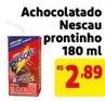 Oferta de Nescau - Achocolatado  Prontinho por R$2,89 em Mercado Extra