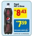 Oferta de Pepsi -  Pet 2 Litros por R$8,43 em Mercado Extra