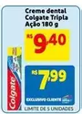 Oferta de Colgate - Creme Dental Tripla Ação por R$7,99 em Mercado Extra