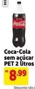 Oferta de Coca-Cola - Sem Açúcar por R$8,99 em Mercado Extra