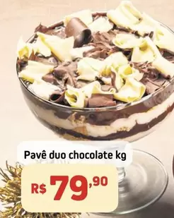 Oferta de Chocolate - Pave Duo Chocolate por R$79,9 em Mercado Extra