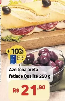 Oferta de Extra - Azeitona Preta Fatiada Qualità por R$21,9 em Extra