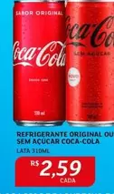 Oferta de Sabor - Refrigerante Original Ou Sem Açúcar por R$2,59 em Assaí Atacadista