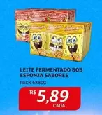 Oferta de Sabores - Leite Fermentado Bob Esponja Sabores por R$5,89 em Assaí Atacadista