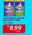 Oferta de Brilhante - Lava Roupas Líquido por R$8,99 em Assaí Atacadista