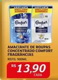 Oferta de Comfort - Amaciante De Roupas Concentrado Fragrancias por R$13,9 em Assaí Atacadista