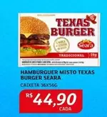 Oferta de Texas - Hamburguer Misto  Burger por R$44,9 em Assaí Atacadista