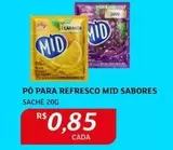 Oferta de Mid - Pó Refresco por R$0,85 em Assaí Atacadista