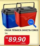 Oferta de Invicta - Caixa Térmica Cores por R$89,9 em Assaí Atacadista