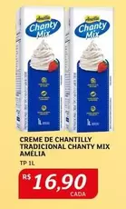 Oferta de Amélia - Creme De Chantilly Tradicional Mix por R$16,9 em Assaí Atacadista