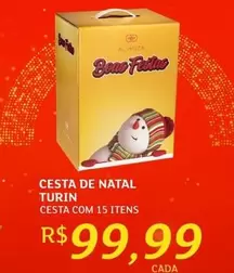 Oferta de De   - Cesta De Natal Turin por R$99,99 em Assaí Atacadista