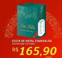 Oferta de De   - Cesta De Natal Esmeralda por R$165,9 em Assaí Atacadista