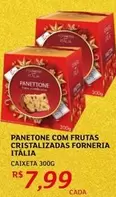 Oferta de Panettone - Panetone Com Frutas Cristalizadas Forneria por R$7,99 em Assaí Atacadista