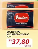 Oferta de Queijo Tipo Mussarela por R$37,8 em Assaí Atacadista