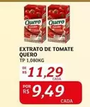 Oferta de Quero - Extrato De Tomate por R$9,49 em Assaí Atacadista