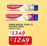 Oferta de Colgate - Creme Dental Total 12 por R$13,49 em Assaí Atacadista