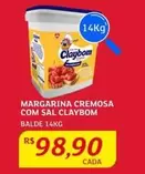 Oferta de Claybom - Margarina Cremosa Com Sal por R$98,9 em Assaí Atacadista