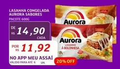 Oferta de Lasanha - Lasanha Congelada Sabores por R$14,9 em Assaí Atacadista