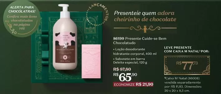 Oferta de Confira - Presente Queso De Hierbas por R$77,99 em O Boticário